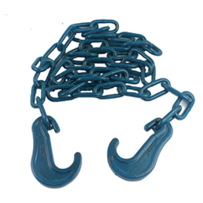 Safe operation of working with cargo lashing chains